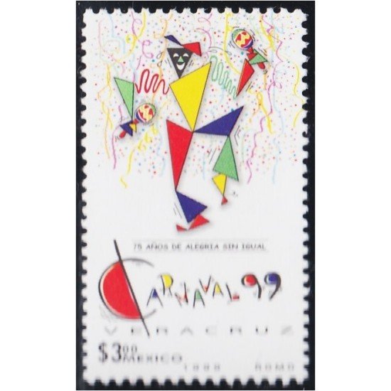 México 1858 1999 Carnaval 99 Veracruz MNH México 1858 1999 Carnaval 99 Veracruz MNH