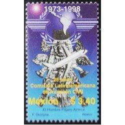 México 1851 1998 25 Años de la Comisión Latinoamericana de la Aviación Civil MNH México 1851 1998 25 Años de la Comisión Latinoamericana de la Aviación Civil MNH