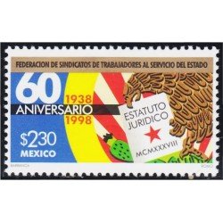 México 1850 1998 Federación de sindicato de trabajadores al servicio del Estado MNH México 1850 1998 Federación de sindicato de trabajadores al servicio del Estado MNH