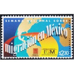 México 1841 1998 Semana Nacional Migración en México MNH México 1841 1998 Semana Nacional Migración en México MNH