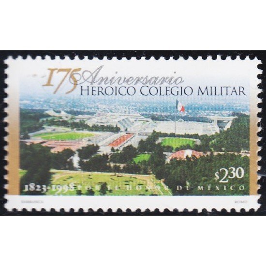 México 1838 1998 175 Aniversario Heróico Colegio Militar MNH México 1838 1998 175 Aniversario Heróico Colegio Militar MNH