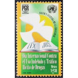 México 1794 1998 Día Internacional contra el tráfico de drogas MNH
