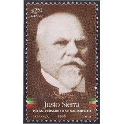 México 1784 1998 Justo Sierra MNH