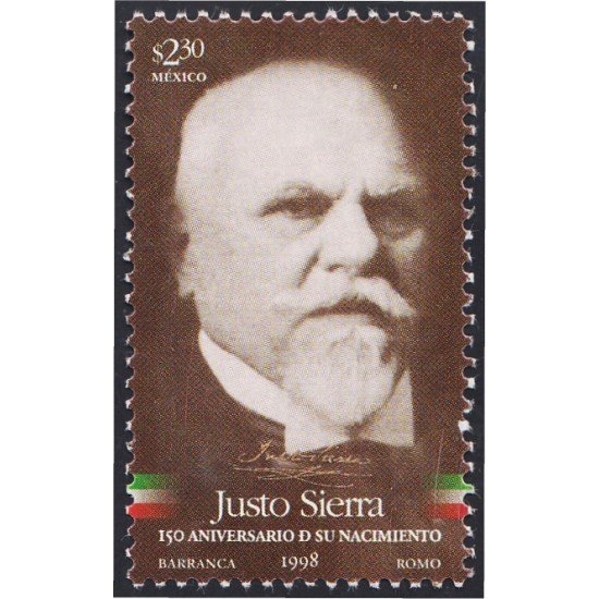 México 1784 1998 Justo Sierra MNH