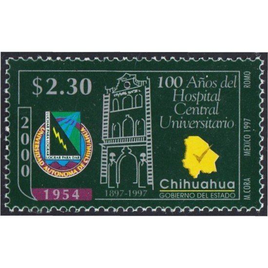 México 1771 1997 Hospital Central Universitario Chihuahua MNH México 1771 1997 Hospital Central Universitario Chihuahua MNH