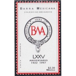 México 1768 1997 Barra mexicana Colegio de abogados  MNH