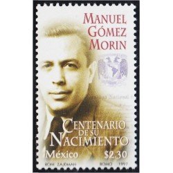 México 1766 1997 Manuel Gómez Morín MNH