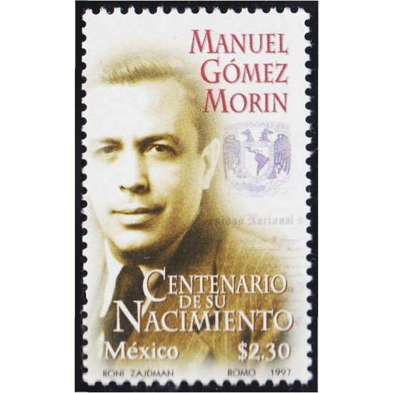 México 1766 1997 Manuel Gómez Morín MNH México 1766 1997 Manuel Gómez Morín MNH