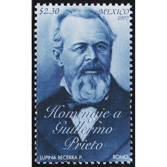 México 1762 1997 Homenaje a Guillermo Prieto MNH México 1762 1997 Homenaje a Guillermo Prieto MNH