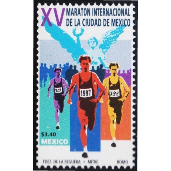 México 1757 1997 XV Maratón de la Ciudad de México MNH