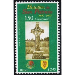México 1756 1997 Batallón de San Patricio MNH