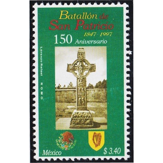 México 1756 1997 Batallón de San Patricio MNH México 1756 1997 Batallón de San Patricio MNH