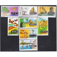 México 1754A/H 1997 Turismo Ciudades  MNH