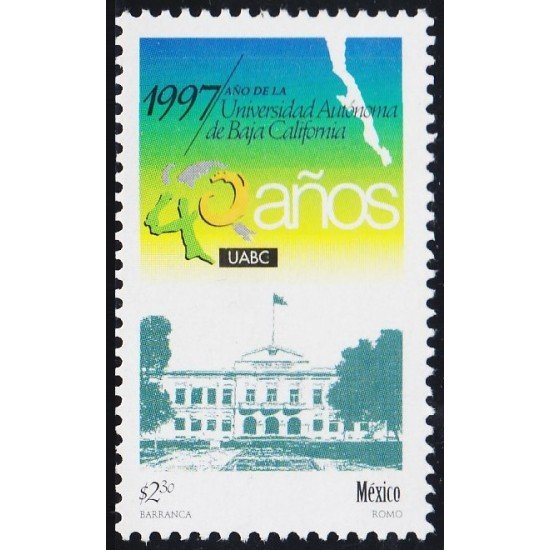 México 1741 1997 Universidad Autónoma de Baja California MNH México 1741 1997 Universidad Autónoma de Baja California MNH