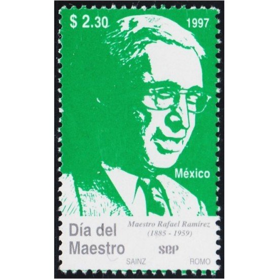 México 1740 1997 Maestro Rafael Ramírez MNH México 1740 1997 Maestro Rafael Ramírez MNH