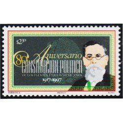 México 1737 1997 80º Aniversario de la Constitución MNH México 1737 1997 80º Aniversario de la Constitución MNH