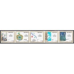 México 1412/16 1992 450 Aniversario de la Villa de Guadalajara MNH México 1412/16 1992 450 Aniversario de la Villa de Guadalajara MNH