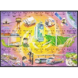 México 1375/96 1991 Centenario del sistema de comunicaciones y transporte MNH México 1375/96 1991 Centenario del sistema de comunicaciones y transporte MNH