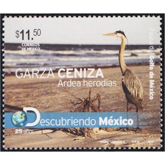 México 2573 2010 Fauna Garza Ceniza MNH México 2573 2010 Fauna Garza Ceniza MNH