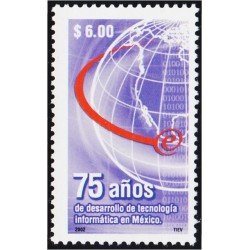 México 2026 2002 75 Años de desarrollo de Tecnología Informática en México MNH México 2026 2002 75 Años de desarrollo de Tecnología Informática en México MNH