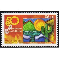 México 2021 2002 50 Aniversario Baja California MNH
