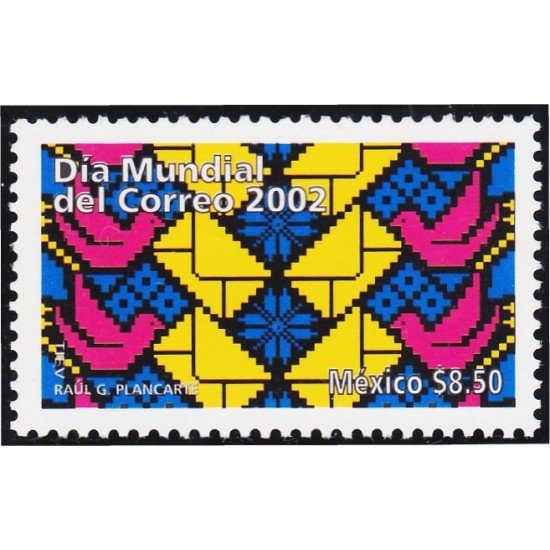 México 2020 2002 Día Mundial del Correo MNH México 2020 2002 Día Mundial del Correo MNH