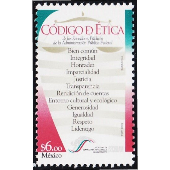 México 2017 2002 Código de ética d los Servidores Públicos MNH México 2017 2002 Código de ética d los Servidores Públicos MNH