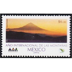 México 2012 2002 Año Internacional de las montañas MNH