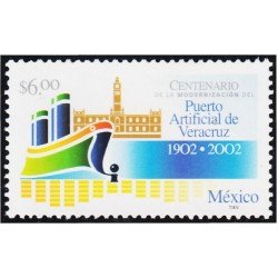 México 2001 2002 Puerto Artificial de Veracruz MNH