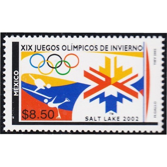 México 2000 2002 XIX Juegos Olímpicos de Invierno Salt Lake MNH México 2000 2002 XIX Juegos Olímpicos de Invierno Salt Lake MNH