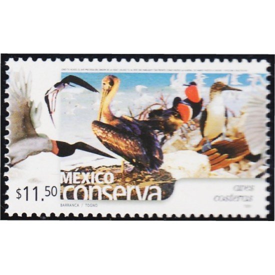 México 1995 2002 Protección de la Naturaleza Aves Costeras MNH México 1995 2002 Protección de la Naturaleza Aves Costeras MNH