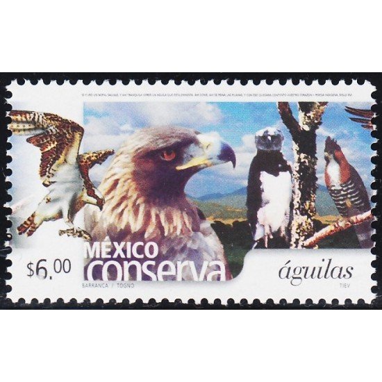 México 1987 2002 Protección de la Naturaleza Águilas Aves Birds MNH México 1987 2002 Protección de la Naturaleza Águilas Aves Birds MNH