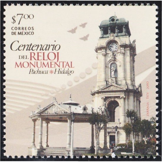 México 2569 2010 Centenario del Reloj Monumental MNH México 2569 2010 Centenario del Reloj Monumental MNH
