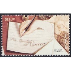 México 2549 2010 Día Mundial del Correo MNH México 2549 2010 Día Mundial del Correo MNH