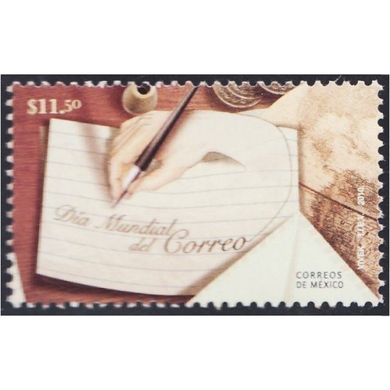 México 2549 2010 Día Mundial del Correo MNH México 2549 2010 Día Mundial del Correo MNH