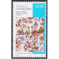 México 2531 2010 Creación Popular Mantel bordado MNH México 2531 2010 Creación Popular Mantel bordado MNH