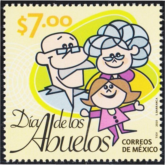 México 2529 2010 Día de los Abuelos MNH México 2529 2010 Día de los Abuelos MNH