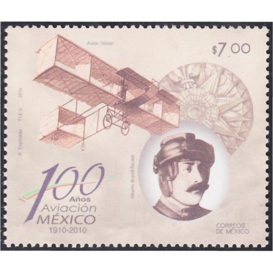 México 2504 2010 100 Años de Aviación MNH México 2504 2010 100 Años de Aviación MNH