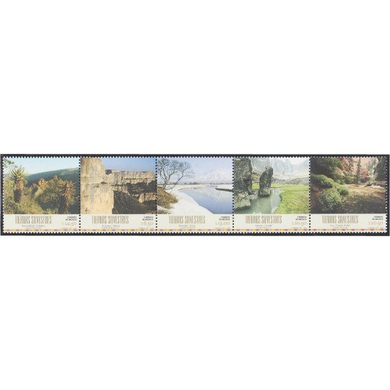 México 2476/80 2009 Tierras Silvestres Mexicanas MNH México 2476/80 2009 Tierras Silvestres Mexicanas MNH