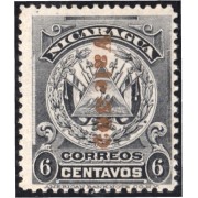 Nicaragua 218 1906/09 Escudo Firma América Bank Note Vale 50 MNH