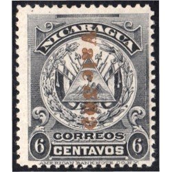 Nicaragua 218 1906/09 Escudo Shield Vale 50 MH Nicaragua 218 1906/09 Escudo Shield Vale 50 MH
