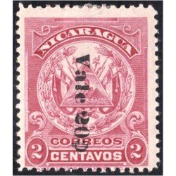 Nicaragua 215 1906/09 Escudo Shield Vale 20 MH Nicaragua 215 1906/09 Escudo Shield Vale 20 MH