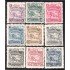 Nicaragua 81/89 1896 Mapa Carta Nicaragüense MH