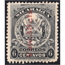 Nicaragua 217 1906/09 Escudo Shield Vale 35 sin goma Nicaragua 217 1906/09 Escudo Shield Vale 35 sin goma