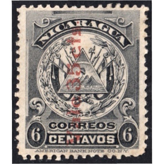 Nicaragua 217 1906/09 Escudo Shield Vale 35 sin goma Nicaragua 217 1906/09 Escudo Shield Vale 35 sin goma