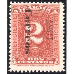 Nicaragua 172 1901 Timbre de 1900 sin goma Nicaragua 172 1901 Timbre de 1900 sin goma