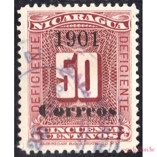 Nicaragua 168 1901 Timbre taxa de 1900  usados