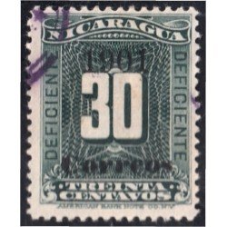 Nicaragua 167 1901 Timbre taxa de 1900 usados Nicaragua 167 1901 Timbre taxa de 1900 usados