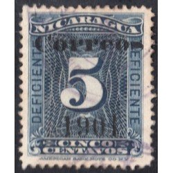 Nicaragua 157 1901 Timbre taxa de 1900 usados Nicaragua 157 1901 Timbre taxa de 1900 usados