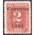Nicaragua 156 1901 Timbre taxa de 1900  usado